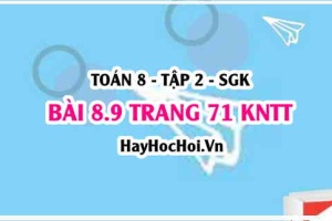 Bài 8.9 trang 71 Toán 8 Tập 2 Kết nối tri thức: Xác suất thực nghiệm về chất lượng sản phẩm